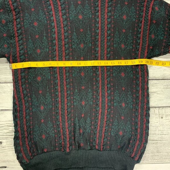 Vintage 90s Tundra Merino Wool Grandpa Dad Sweater Retro Crewneck Pullover - Picture 8 of 10